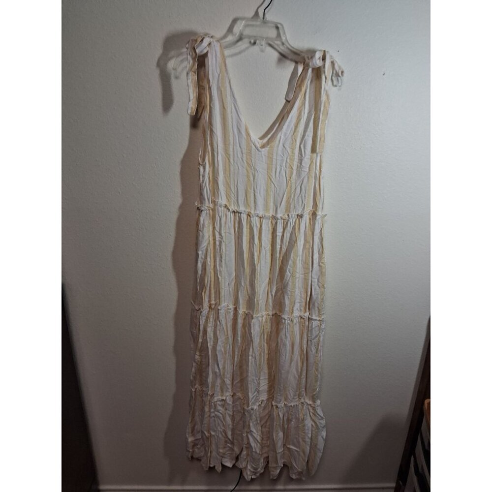 NWT Label of Love Summer Dress Boho Y2K Cottage Striped Business Casual Size XL
